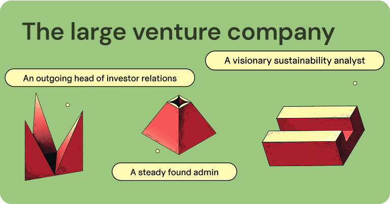Example from large venture